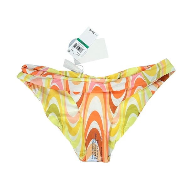 NWT BECCA REVERSIBLE Colorful Women's Swim Bottom - Picture 4 of 6